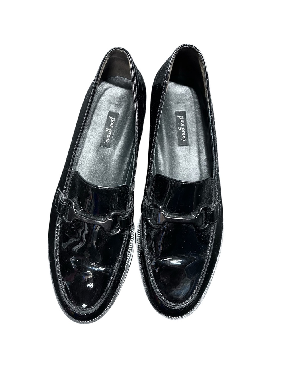 Paul‎ black Women's Nandi Patent Leather Platform Loafers 9